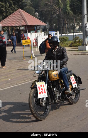 1941 Matchless G3L avec moto 350 cm3 et 1 cylindres, de l'Inde. Banque D'Images