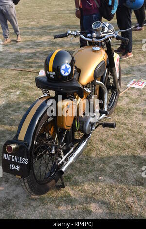 1941 Matchless G3L avec moto 350 cm3 et 1 cylindres, de l'Inde. Banque D'Images