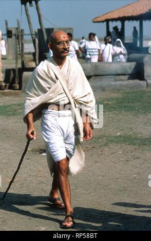 BEN KINGSLEY, Gandhi, 1982 Banque D'Images