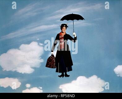 JULIE ANDREWS, Mary Poppins, 1964 Banque D'Images