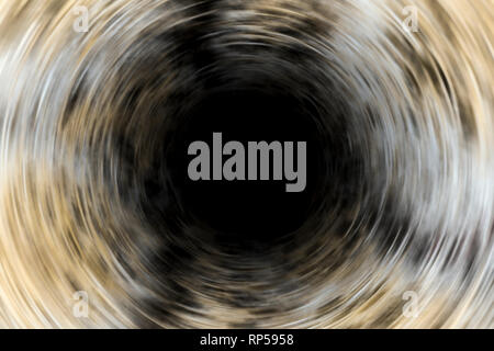 Image floue ou de flou artistique cercle foncé sous la forme d'un portail Banque D'Images