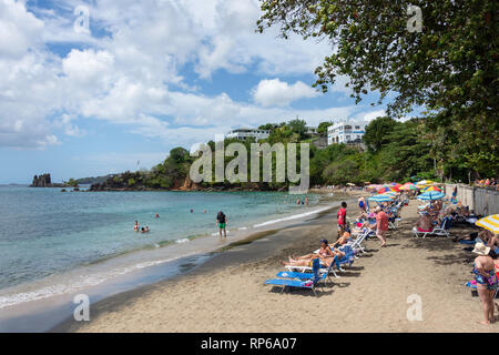 Villa Beach, St George, Saint Vincent et les Grenadines, Lesser Antilles, Caribbean Banque D'Images