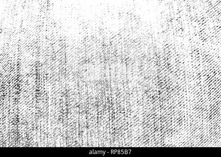 La texture de fond en tissu tissage, tissu tricoté. Grunge fond abstrait noir et blanc. Banque D'Images