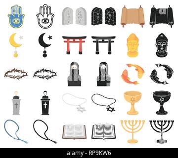 L'art,accessoires,perles, bible,bouddha,caricature,Black,christian,christianisme,collection,commandements confession,croissant,couronne,coupe,,david,design,foi,poissons,icône,hamsa,illustration,islam,isolé,islamique,le judaïsme,logo,koi,menorah,niqab,la prière,prêtre,religion,rite,rosaire,set,culte,signer,star,cote,tanakh,10,épines,torii vecteur,web,vin,vecteurs vecteur culte , Illustration de Vecteur