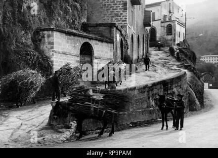 Soriano nel cimino, lazio, Italie 1920 1930 Banque D'Images