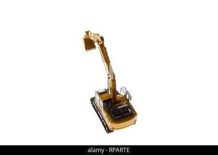Grue excavatrice Retour Vue de dessus Banque D'Images