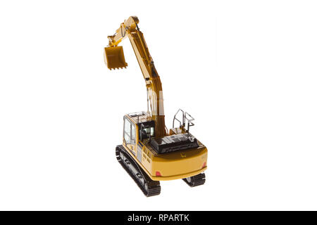 Grue excavatrice Retour Vue de dessus Banque D'Images