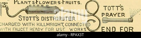 . La fleuriste américain : un journal hebdomadaire pour le commerce. La floriculture ; fleuristes. Darien, N. Y., Novembre 18, 1892. J. D. CARMODY, cher Monsieur :-Veutilatiug La machine est arrivée et a été mis ui position, et fonctionne très bien. On aime le meilleur de n'importe quoi- nous avons utilisé ou vu. Veuillez nous envoyer trois ou quatre plus Commande de feuilles, pour aussi vite que les vieilles maisons sont réparées ou nouveaux construit nous voulons que votre "SCIES À VIANDE." Quelques nouvelles maisons seront construites ici l'année prochaine et nous verrons à ce que vous obtenez l'ordre de ven- tilating Machines. Ils ont un long chemin à parcourir l'ancien style. Très sincèrement vôtre, Harmon Banque D'Images