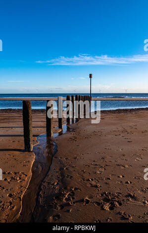 Blyth South Beach, Blyth, Northumberland, Angleterre Banque D'Images