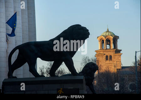 Palais de Justice, Sofia, Bulgarie, Europe Banque D'Images