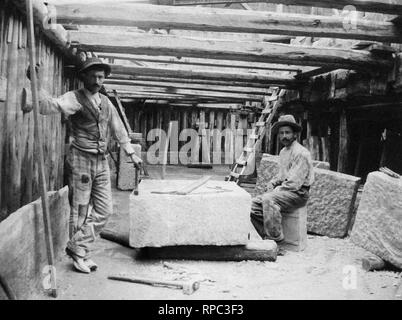 Italie, Vénétie, Venise, la reconstruction du clocher de San Marco à Venise, 1903-05 Banque D'Images