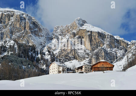 Colfosco Badia. Trentin-haut-Adige. L'Italie. Banque D'Images