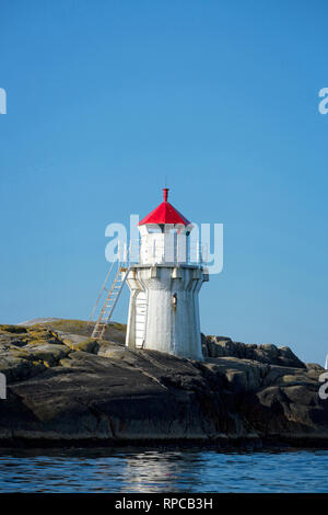 Leuchtturm S : ​​T Ed extérieur inférieur olof, Bohuslän en Suède. Banque D'Images