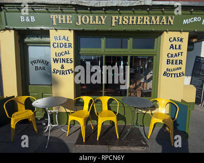 Le Jolly Fisherman, un pub à Hastings Banque D'Images