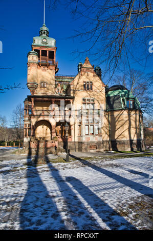 Villa de style néo-baroque, Lusthusporten Djurgarden, Stockholm, Suède, Scandinavie Banque D'Images