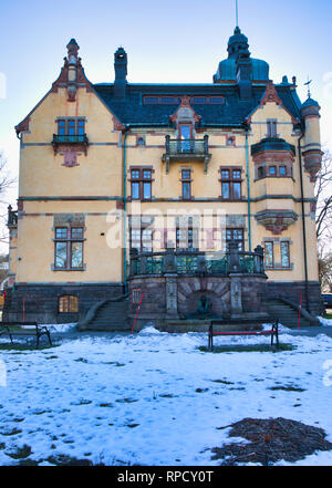 Villa de style néo-baroque, Lusthusporten Djurgarden, Stockholm, Suède, Scandinavie Banque D'Images