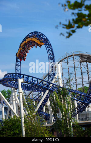Liseberg, Göteborg. Bergaban Banque D'Images