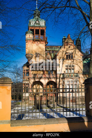 Villa de style néo-baroque, Lusthusporten Djurgarden, Stockholm, Suède, Scandinavie Banque D'Images