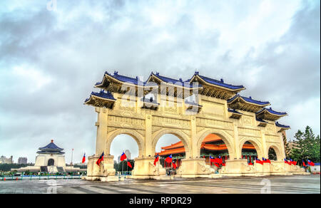 Place de la liberté main gate à Taipei, Taiwan Banque D'Images