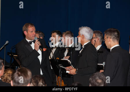 Hans-Joachim Frey beim 14. 2019 SemperOpernball in der Oper Semper. Dresde, 01.02.2019 Banque D'Images