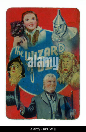 The Wizard Of Oz , jeu de cartes produites à Londres en 1940 par Castell Frères, Ltd. (Pepys marque) pour coïncider avec le lancement de la M.G.M. film dans le Royaume-Uni au cours de l'année Banque D'Images