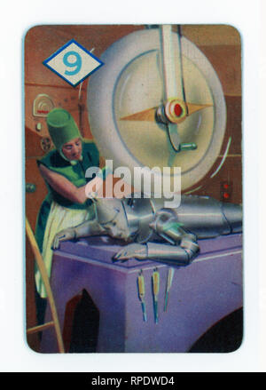 The Wizard Of Oz , jeu de cartes produites à Londres en 1940 par Castell Frères, Ltd. (Pepys marque) pour coïncider avec le lancement de la M.G.M. film dans le Royaume-Uni au cours de l'année Banque D'Images