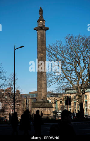 Le monument controversé Melville, commémorant Henry Dundas, le premier vicomte Melville à St Andrew Square, Édimbourg, Écosse, Royaume-Uni. Banque D'Images