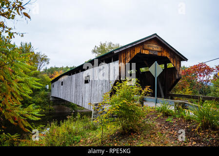 pont couvert Banque D'Images