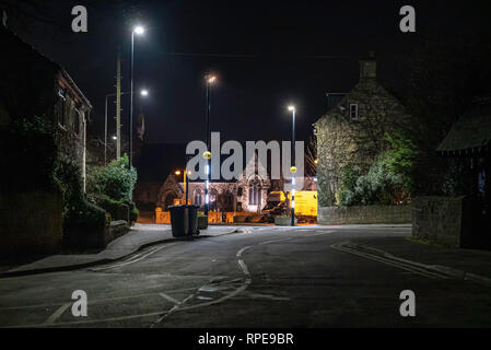 Yorkshire du Sud par nuit Banque D'Images