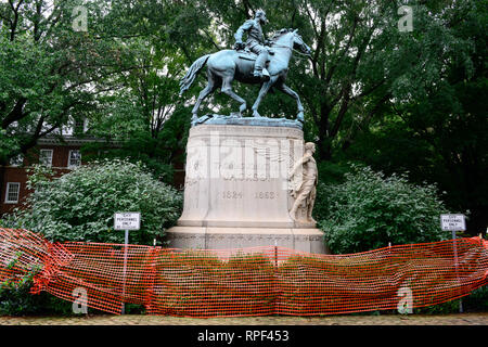 USA, Virginie, Charlottesville, controversé pour Thomas Jonathan Jackson Memorial 1824-1863, lieutenant général de l'armée confédérée, commandant du second Corps, Armée de Virginie du Nord Banque D'Images