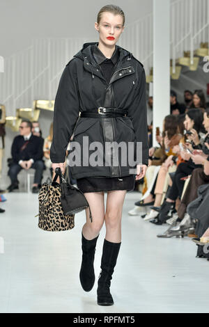 Milan, Italie. 22 févr. 2019. Milan, Italie. Feb 22, 2019. 2020. Tod's Fashion Show de la photo : Crédit photo : modèle indépendant Agence/Alamy Live News Crédit : Agence Photo indépendant Srl/Alamy Live News Banque D'Images