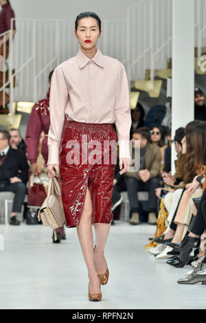 Milan, Italie. 22 févr. 2019. Milan, Italie. Feb 22, 2019. 2020. Tod's Fashion Show de la photo : Crédit photo : modèle indépendant Agence/Alamy Live News Crédit : Agence Photo indépendant Srl/Alamy Live News Banque D'Images