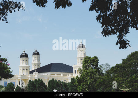 Mosquée du Sultan Abu Bakar à Johor Bharu Malaisie - Image Banque D'Images