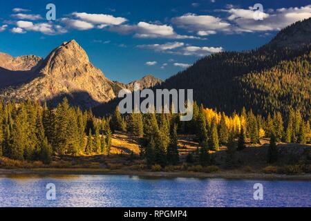 COLORADO, USA, Molas Lake, au sud de Silverton, Route 550 Banque D'Images