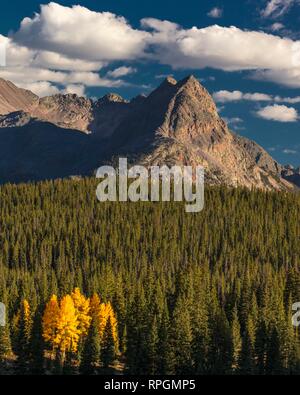 COLORADO, USA, Molas Lake, au sud de Silverton, Route 550 Banque D'Images