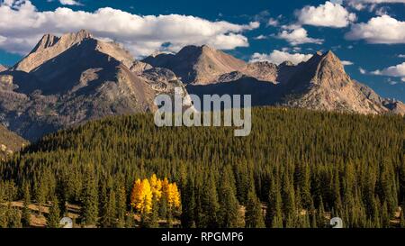 COLORADO, USA, Molas Lake, au sud de Silverton, Route 550 Banque D'Images