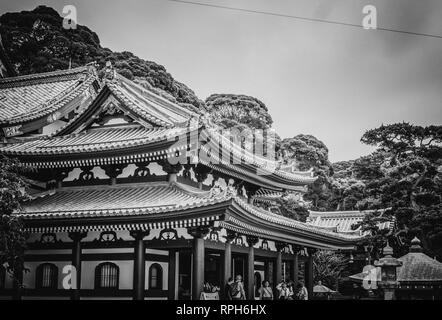 Célèbre Temple Hase dera à Kamakura au Japon - Tokyo / JAPON - 12 JUIN 2018 Banque D'Images