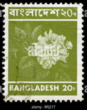 Timbre-poste du Bangladesh dans les images en provenance du Bangladesh série émise en 1973 Banque D'Images