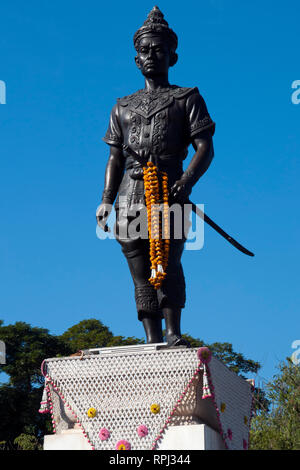 Chiang rai Thaïlande Dec 26 2018, monument de Roi Mengrai la première règle Lanna Banque D'Images