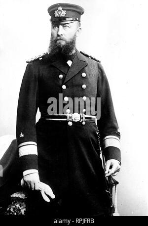 Alfred Peter Friedrich von Tirpitz (19 mars 1849 - 6 mars 1930) Un grand amiral allemand, Secrétaire d'État du Bureau de la Marine impériale allemande Banque D'Images