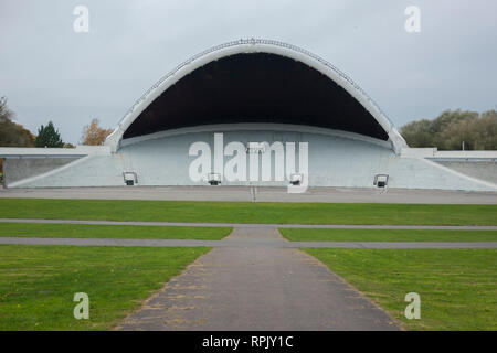 Une vue de l'amphithéâtre du festival chanson géant à Tallin, Estonie. Banque D'Images