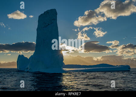 Iceberg au large de la Géorgie du Sud Banque D'Images