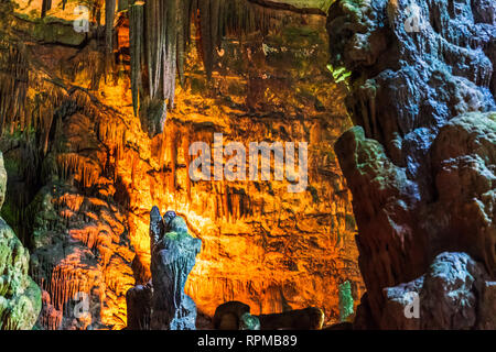 Grottes de Castellana. Puglia Banque D'Images