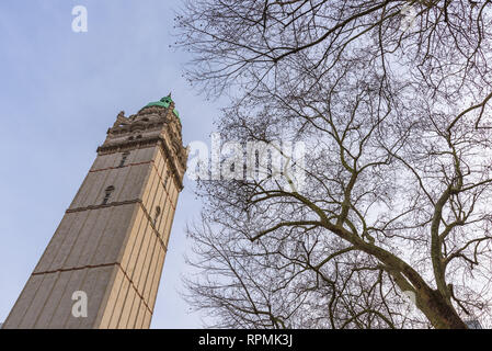 La tour de la Reine, situé dans le South Kensington Campus de l'Imperial College de Londres. C'était la tour centrale de l'Institut Impérial Banque D'Images