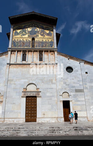 Lucca - Basilique San Frediano. Banque D'Images