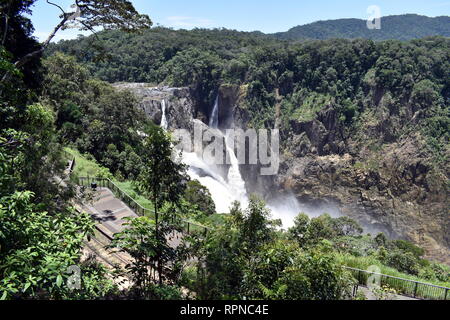 Une vue de Barron Falls situé à Kuranda Rainforest Banque D'Images