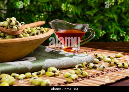 Green Bean - Chaîne alimentaire nord-est typique avec l'huile de dendé. Banque D'Images