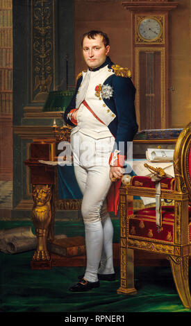 Portrait de Napoléon Bonaparte par Jacques-Louis David, 1812 Banque D'Images