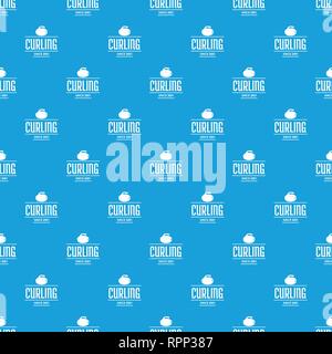 Motif bleu transparent vecteur Curling Illustration de Vecteur