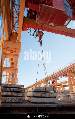 Plaques de déflecteur accepte grutier Banque D'Images